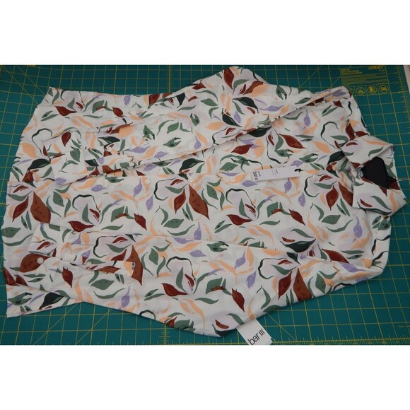 Bar 111 Men' SMALL Long Sleeve Shirt Untucked Fit Slim Fit Stretch Autumn Leaves - Picture 3 of 12